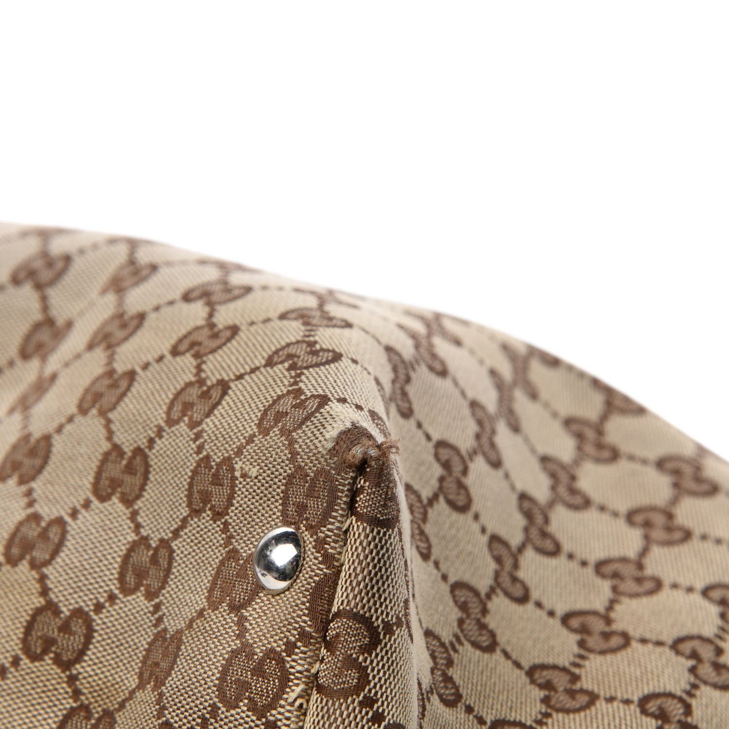 Gucci Monogram Medium Icon Bit Tote Dark Brown 11 of 14