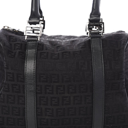 Fendi Zucchino Vitello Small Boston Black 12 of 14