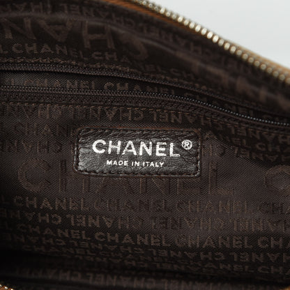 Chanel Calfskin Small Tassel Bowler Light Brown 6 of 22