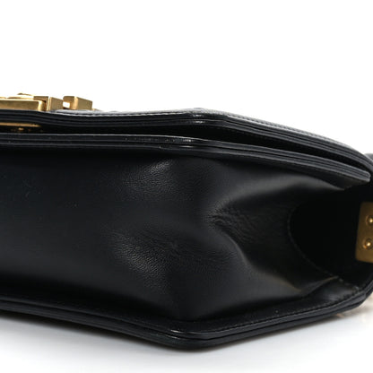 Chanel Lambskin Quilted Small Chain Detail Boy Flap Black 9 of 9