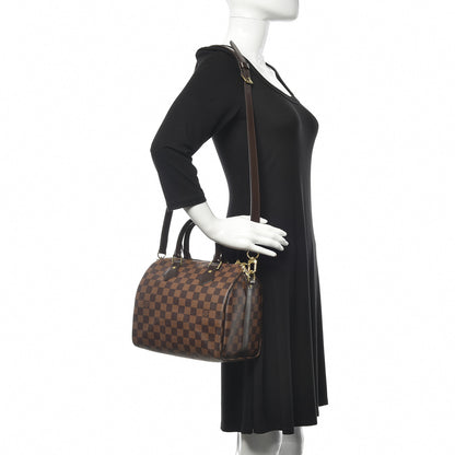 Louis Vuitton Damier Ebene Speedy Bandouliere 25 2 of 10