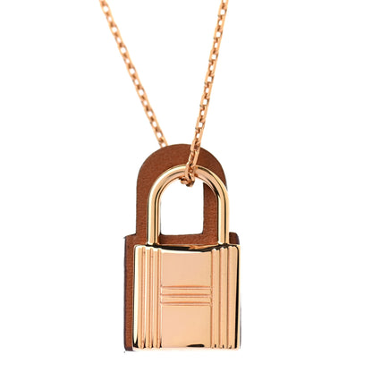 Hermes Swift Small O'Kelly Pendant Necklace Gold 4 of 7