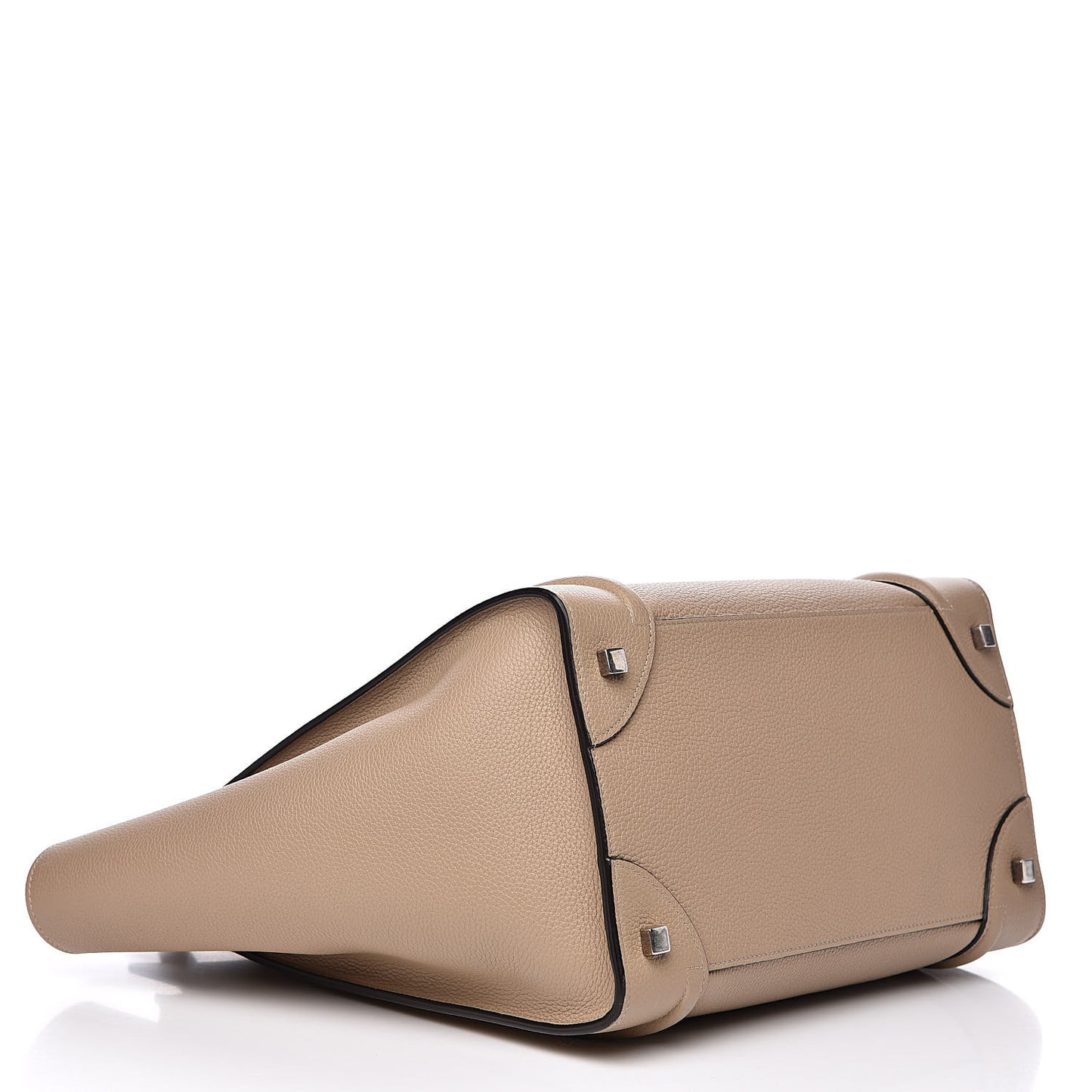 Drummed Calfskin Mini Luggage Dune