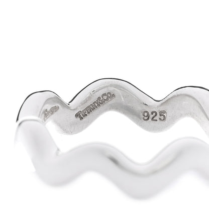 Tiffany Sterling Silver Paloma Picasso Zig Zag Ring 52 6 4 of 5