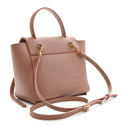 Celine Grained Calfskin Nano Belt Bag Dark Pink 3 of 21