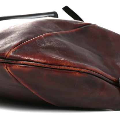Saint Laurent Buffalo Horn Shangri-La Mombasa Hobo Burgundy 9 of 10