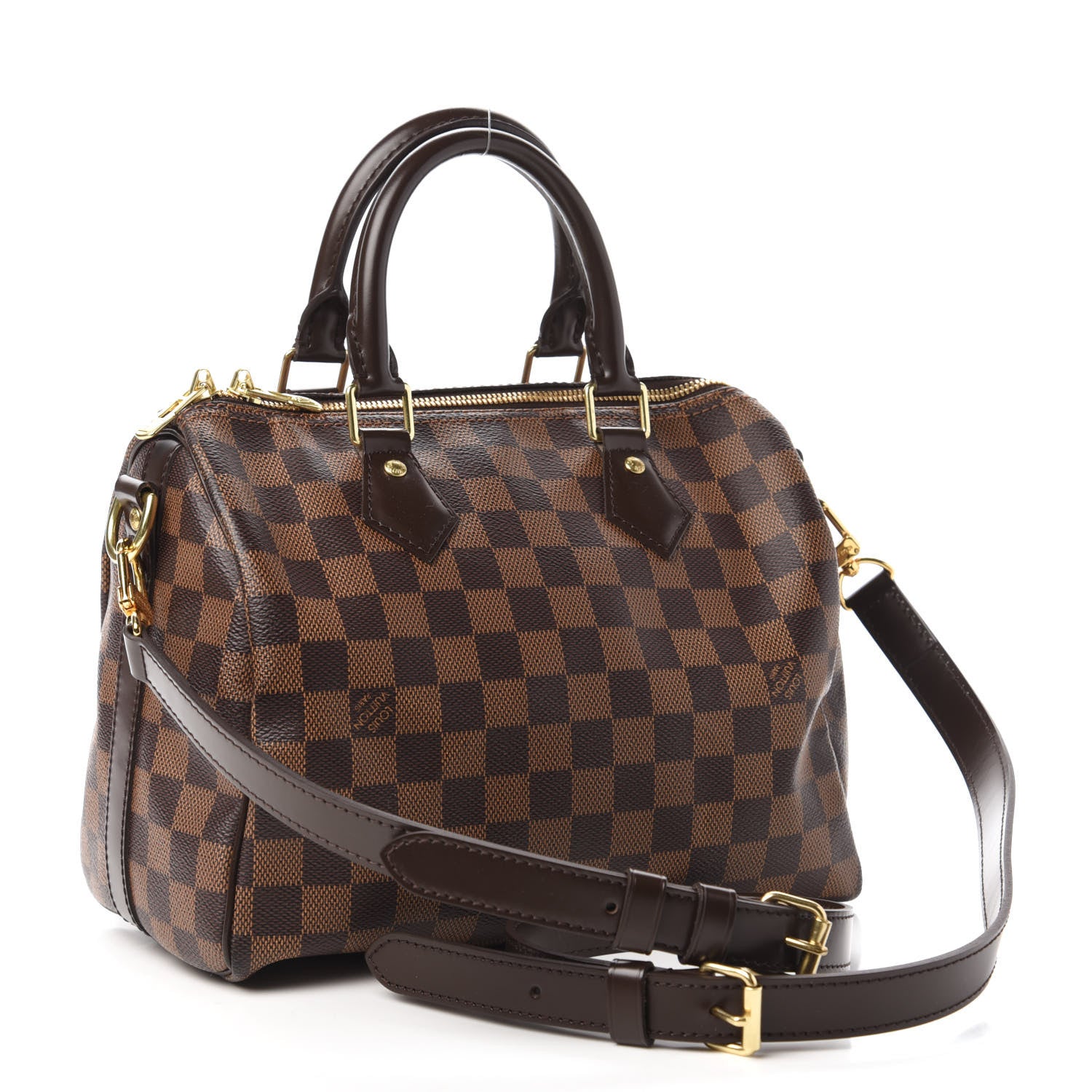 Louis Vuitton Damier Ebene Speedy Bandouliere 25 3 of 9
