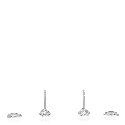 Tiffany Platinum Diamond .74ctw Soleste Earrings 3 of 6