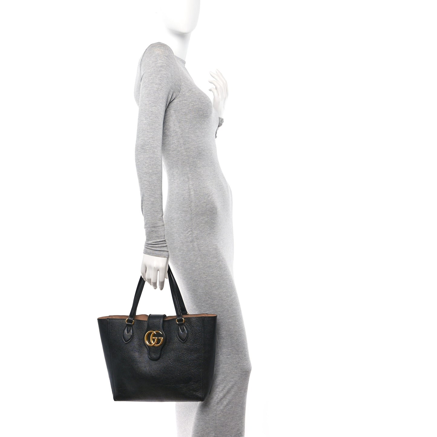 New Sakai Calfskin Lux Small Dahlia Tote Black