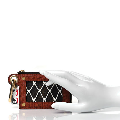 Louis Vuitton X NBA Monogram Ball Grain Cowhide Net Zippy Card Holder 2 of 7