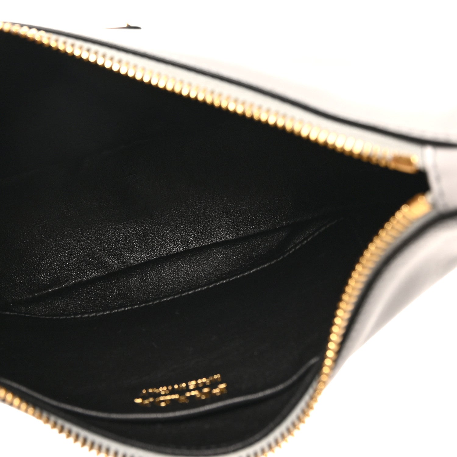 Prada Soft Calfskin Arque Shoulder Bag Granito 5 of 9