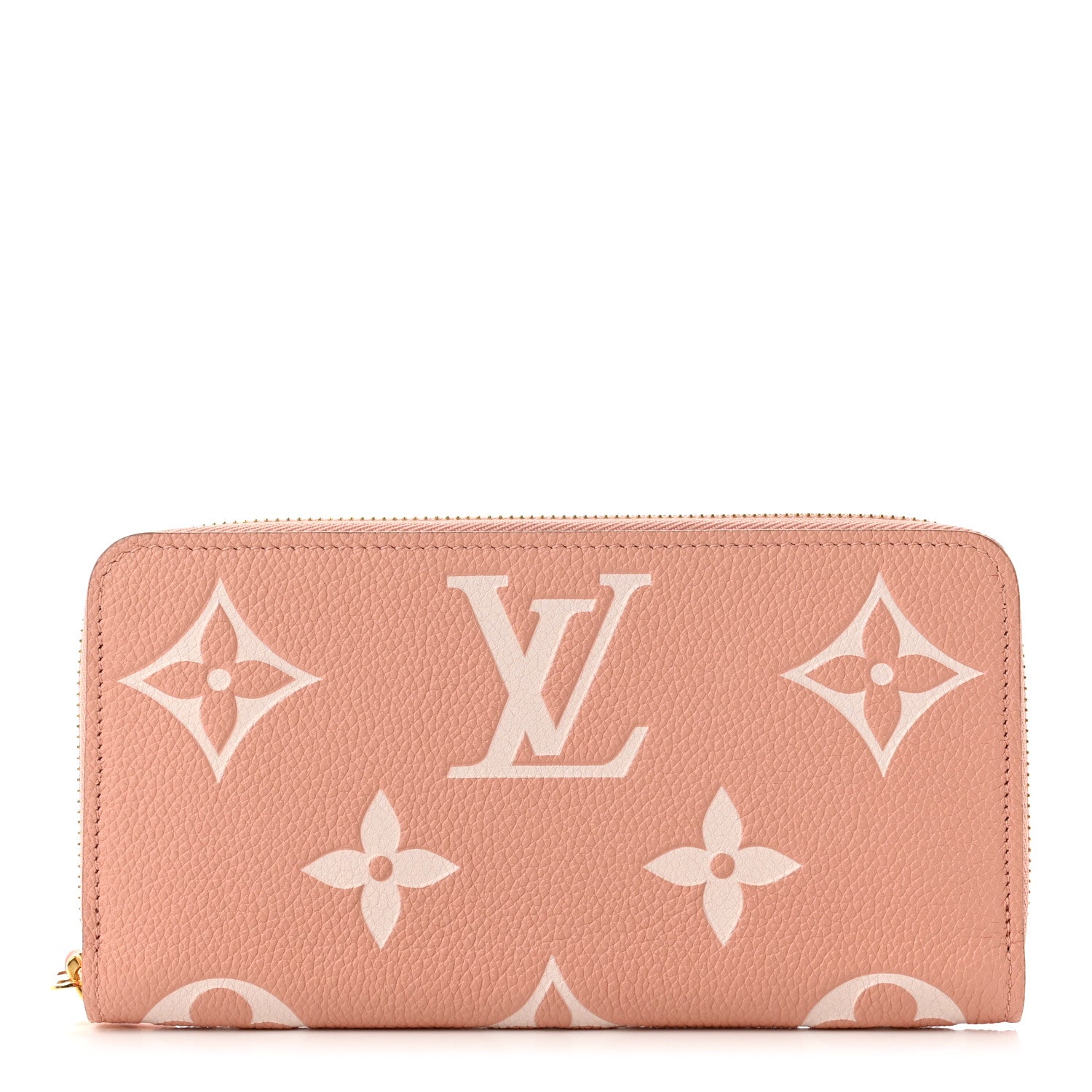 Louis Vuitton Empreinte Monogram Giant Zippy Wallet Rose Trianon Creme 1 of 7