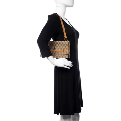 Gucci Monogram Clutch Brown 2 of 10