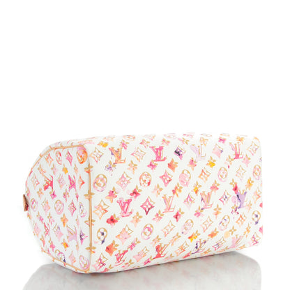 Louis Vuitton Watercolor Aquarelle Speedy 35 White 4 of 7