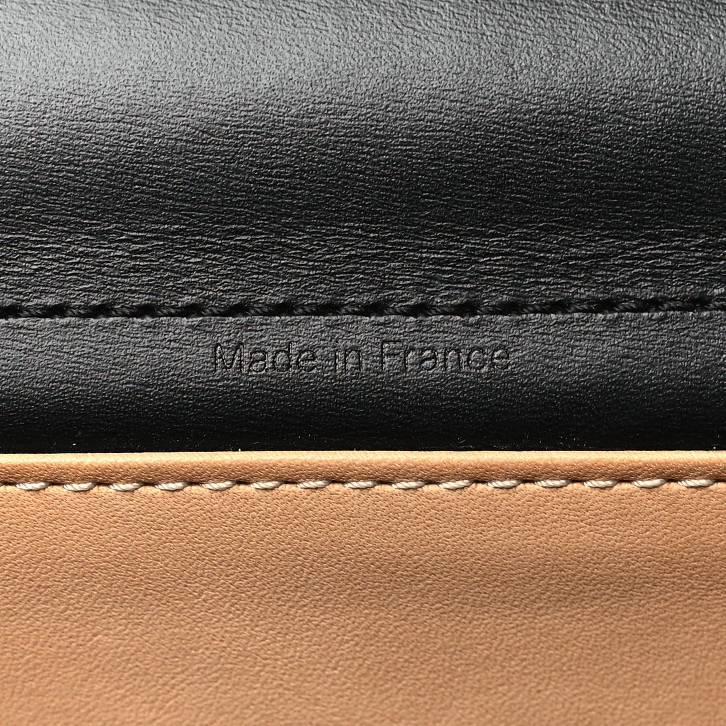 Calfskin MM L'Humour Brillant Satchel Black