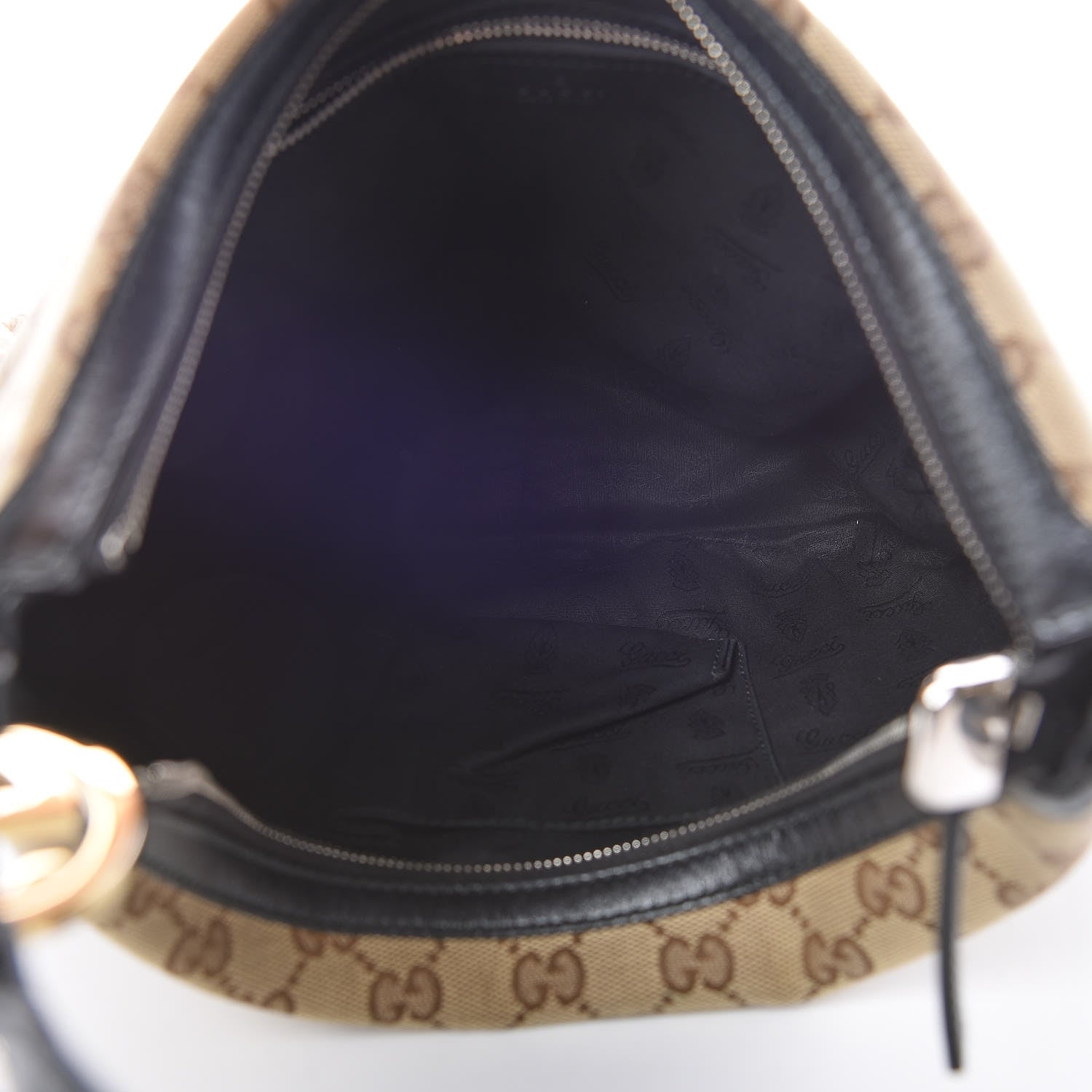 Gucci Monogram Medium GG Twins Hobo Black 8 of 11