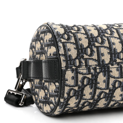 Christian Dior Oblique Mini Roller Messenger Bag Blue 8 of 9