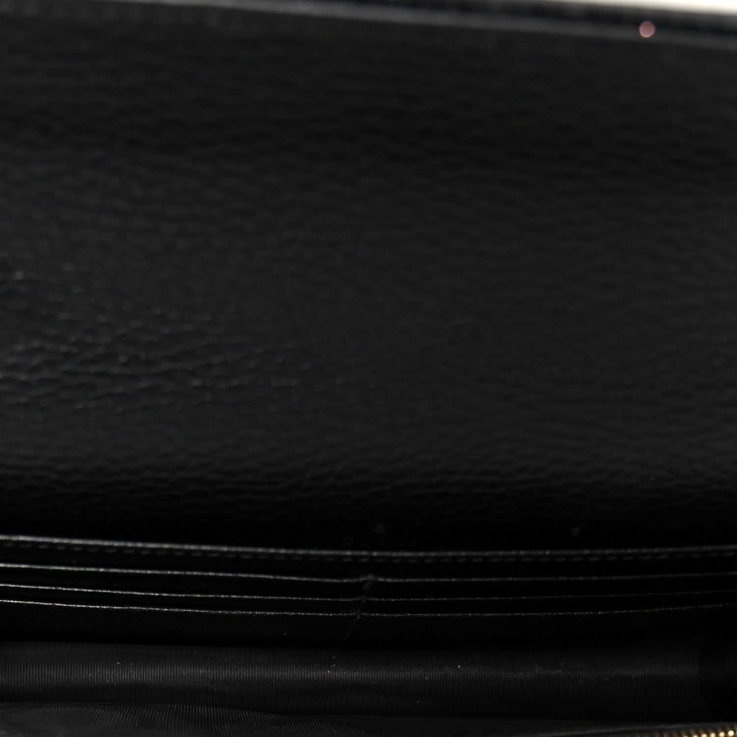 Gucci Calfskin Mini GG Marmont Chain Wallet Black 5 of 13