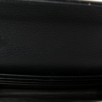 Gucci Calfskin Mini GG Marmont Chain Wallet Black 5 of 13