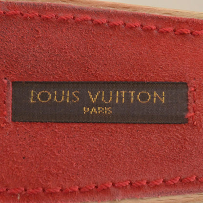 Louis Vuitton Canvas Wood Monogram Cerises Clogs Red 38.5 5 of 6