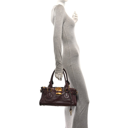 Chloe Grained Buffalo Paddington Satchel Crafty Brown 2 of 10