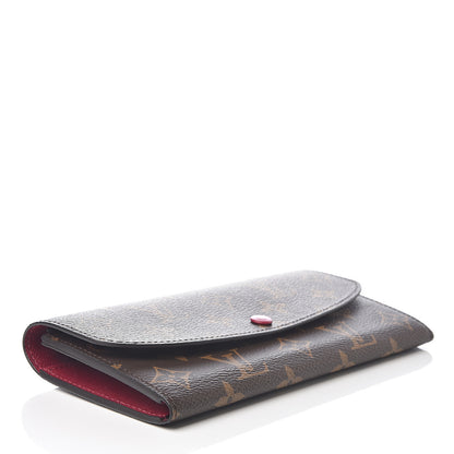 Louis Vuitton Monogram Emilie Wallet Fuchsia 3 of 5