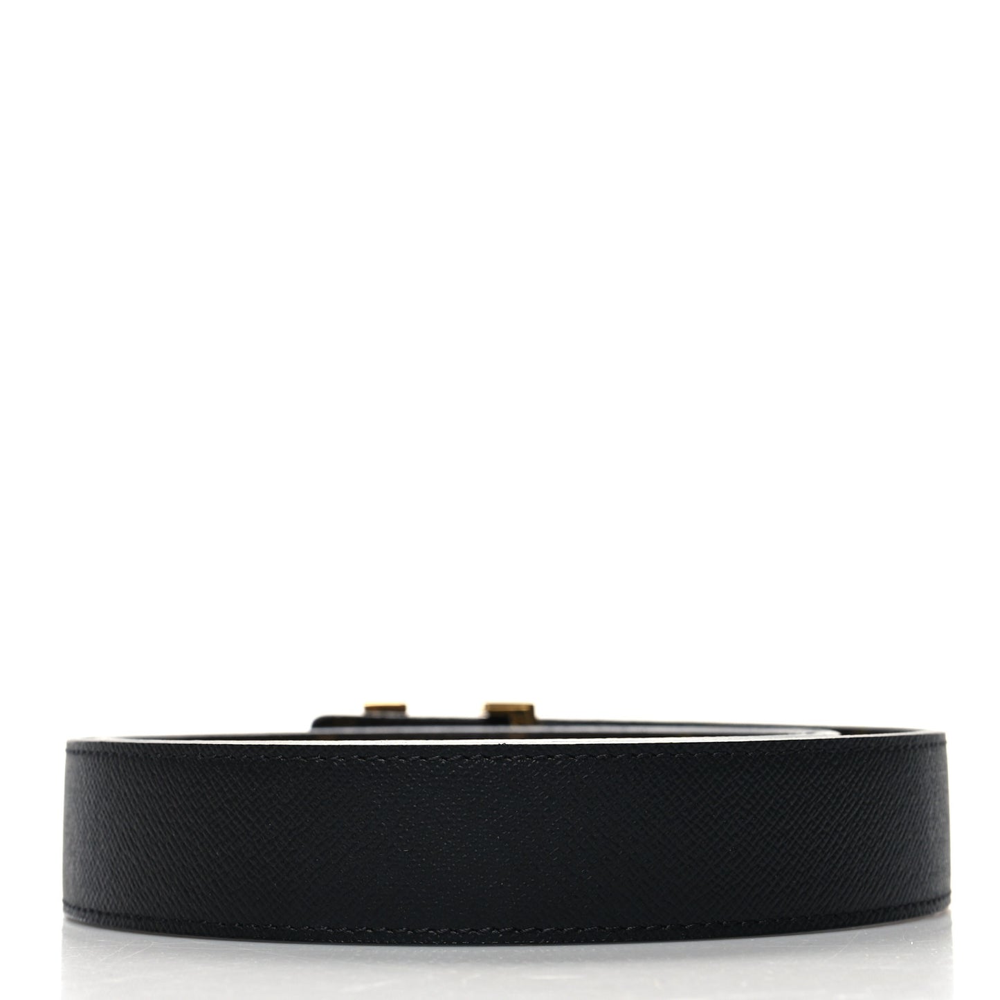 Calfskin Monogram 30mm LV Initiales Reversible Belt 85 34 Black