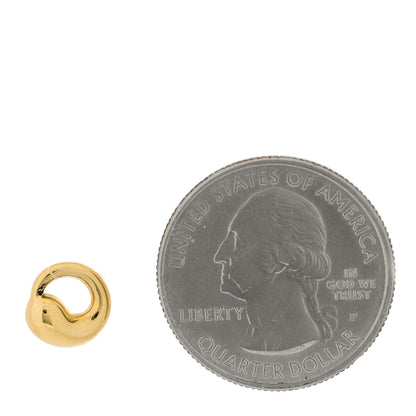 Tiffany 18K Yellow Gold 9mm Elsa Peretti Mini Eternal Circle Pendant 2 of 3