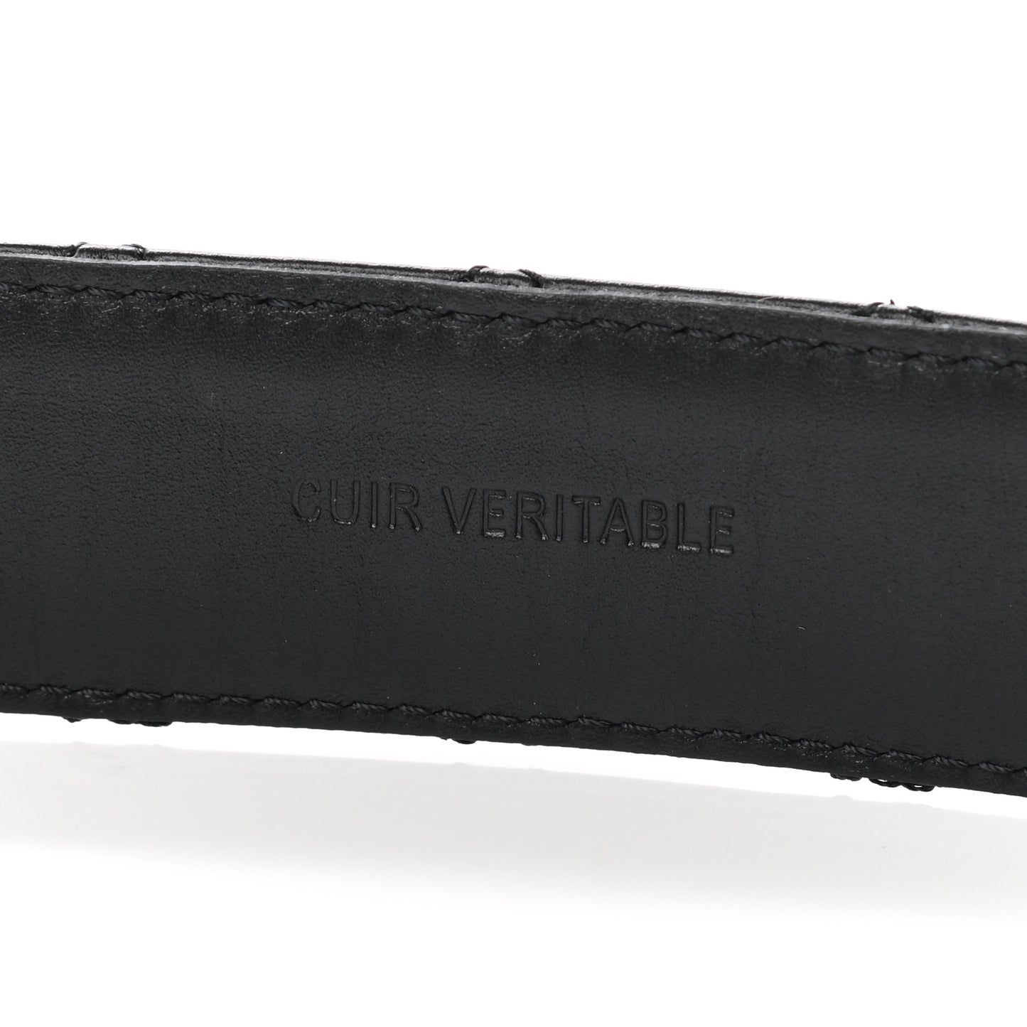 Lambskin Quilted CC Chain Belt 85 34 Black