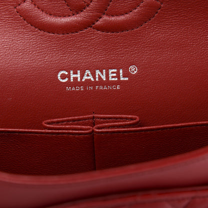 Chanel Lambskin Quilted Medium Double Flap Red 6 of 12