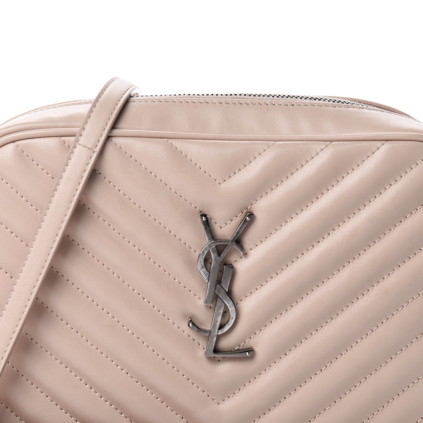 Calfskin Matelasse Monogram Lou Camera Bag Marble Pink