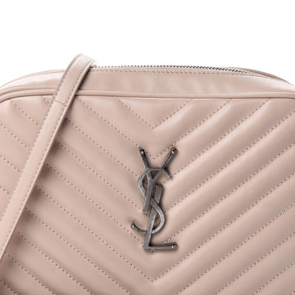 Saint Laurent Calfskin Matelasse Monogram Lou Camera Bag Marble Pink 10 of 10