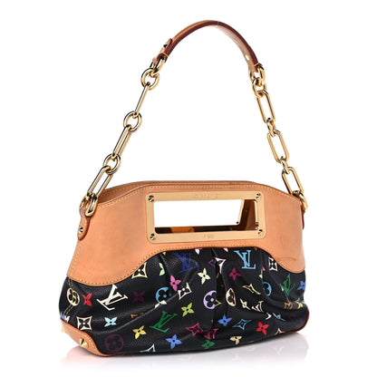 Louis Vuitton Monogram Multicolor Judy PM Black 3 of 10