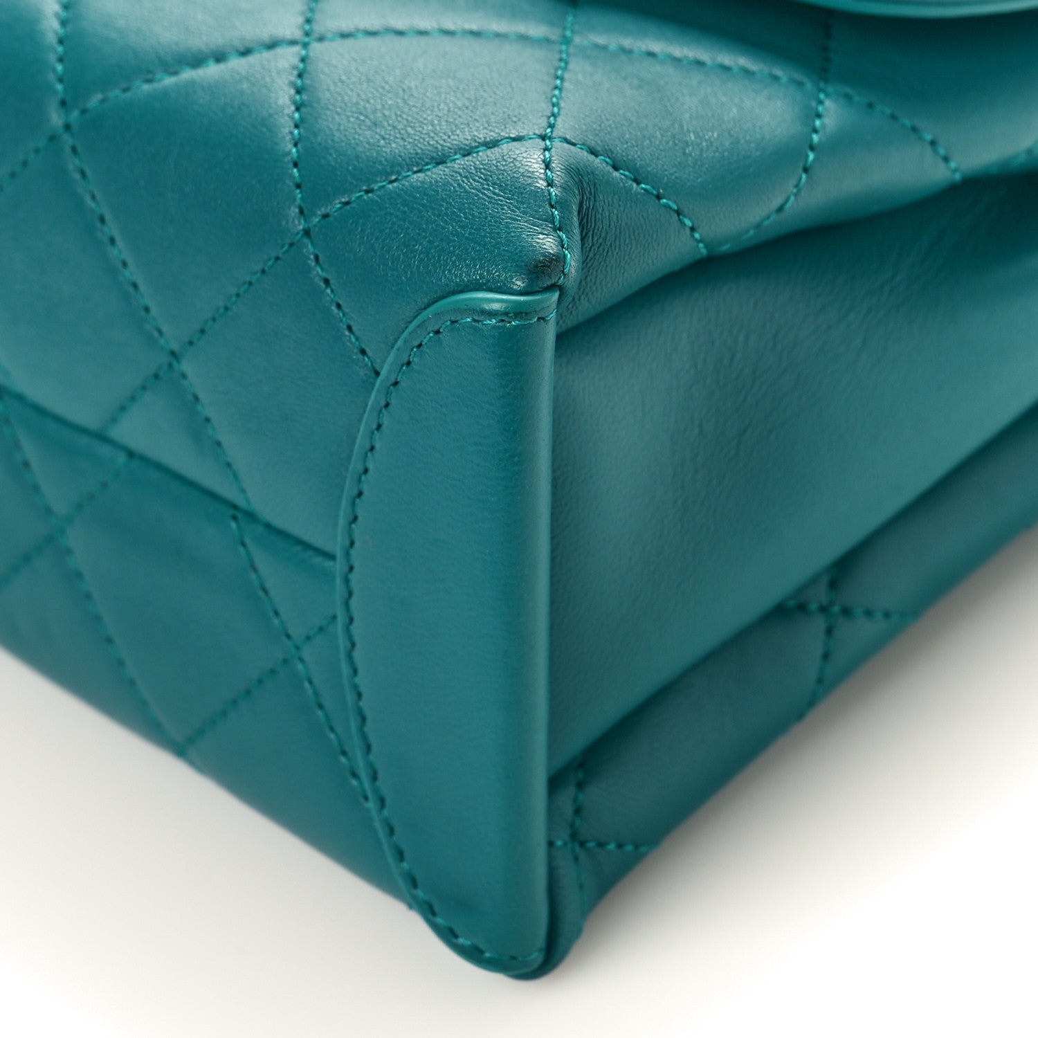 Chanel Lambskin Quilted Medium Trendy Spirit Top Handle Bag Green 10 of 11
