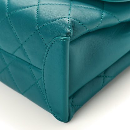 Chanel Lambskin Quilted Medium Trendy Spirit Top Handle Bag Green 10 of 11