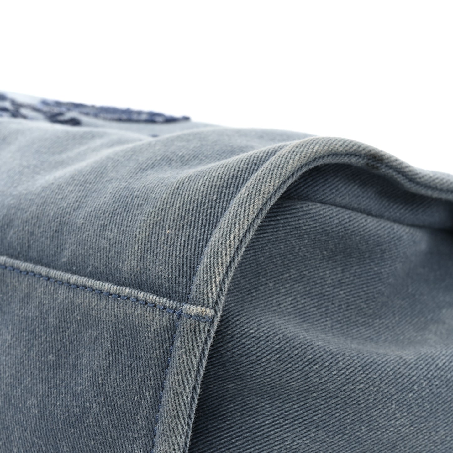 Denim Large Deauville Tote Blue