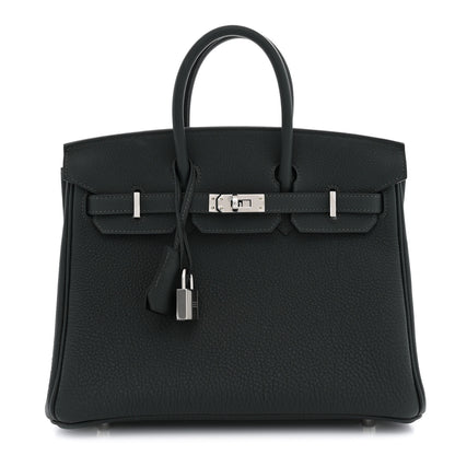 Hermes Togo Birkin 25 Vert Mangrove 1 of 11