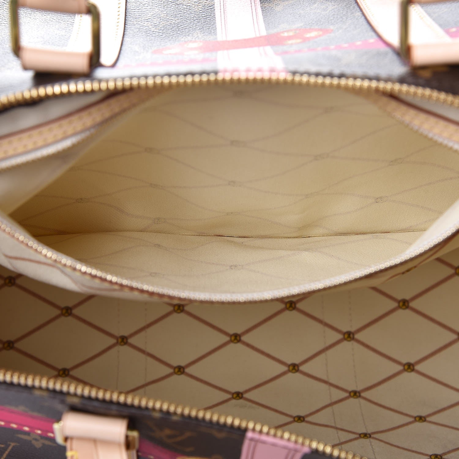 Louis Vuitton Monogram Summer Trunks Keepall Bandouliere 50 9 of 10