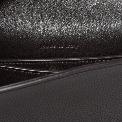 Celine Grained Calfskin Medium Trotteur Dark Taupe 6 of 10