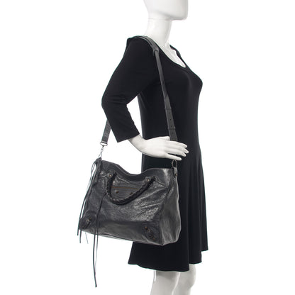 Balenciaga Agneau Classic Hardware Velo Gris Fossile 2 of 9
