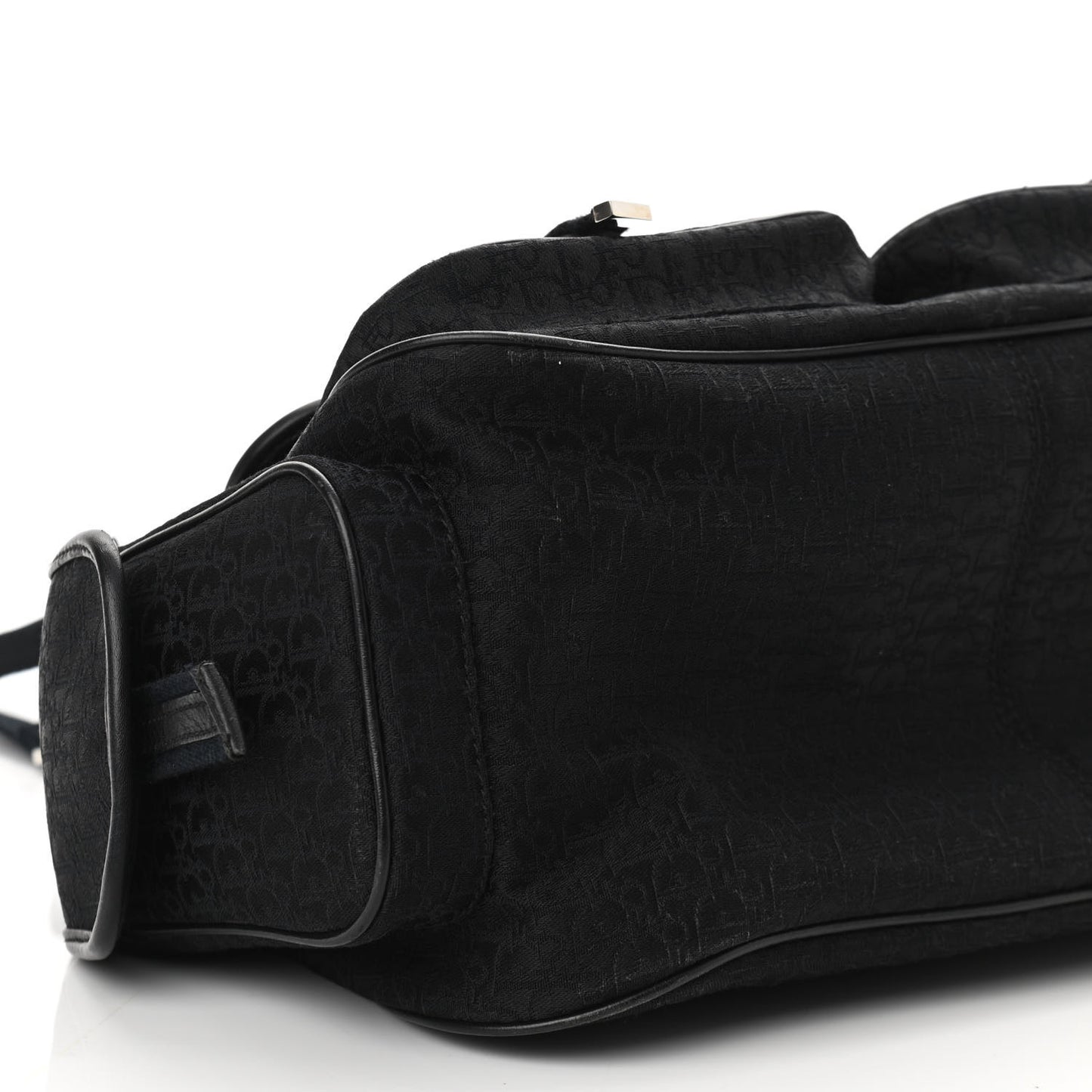 Monogram Pocket Satchel Black