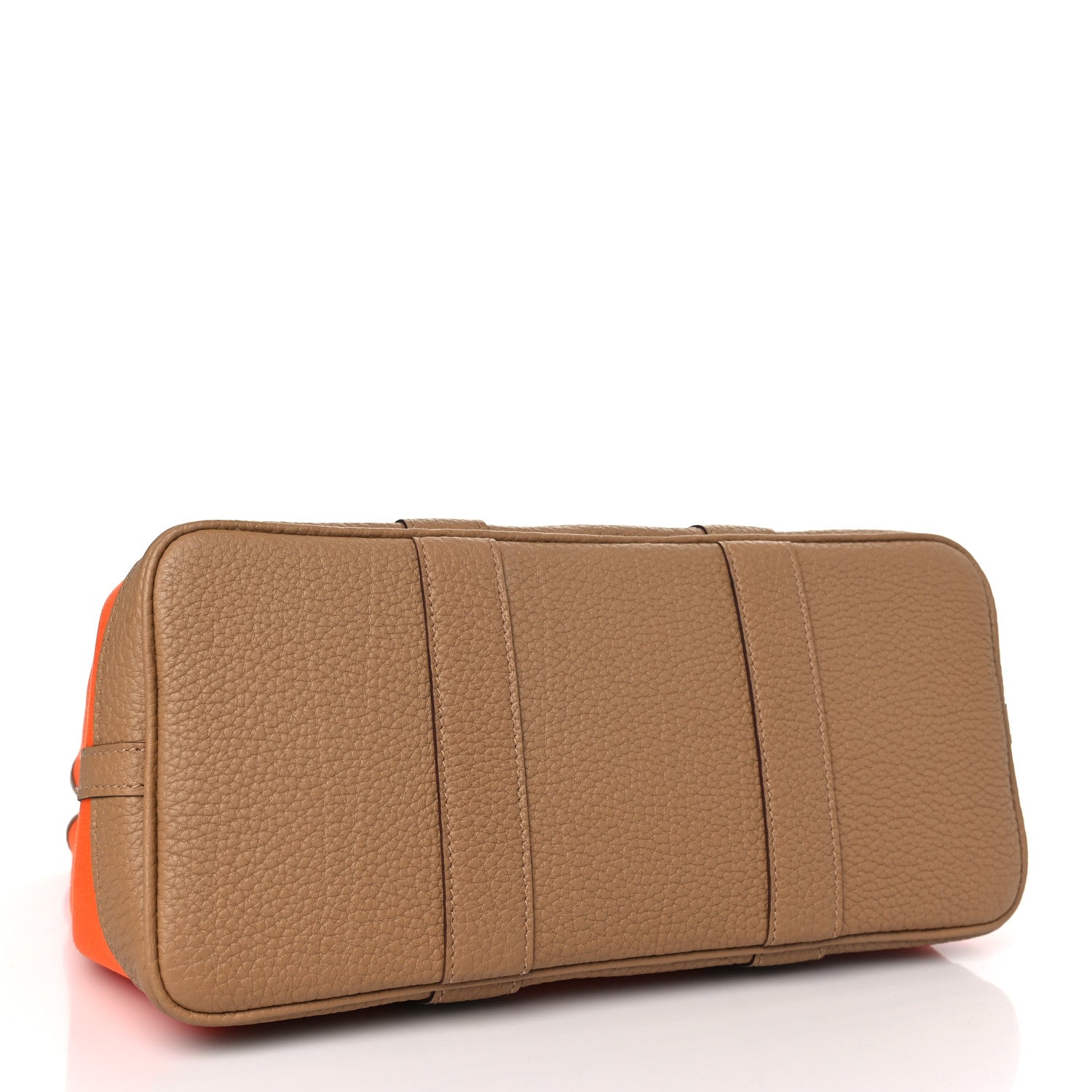 Hermes Toile Militaire Vache Country Garden Party 30 TPM Orange Chai 4 of 10