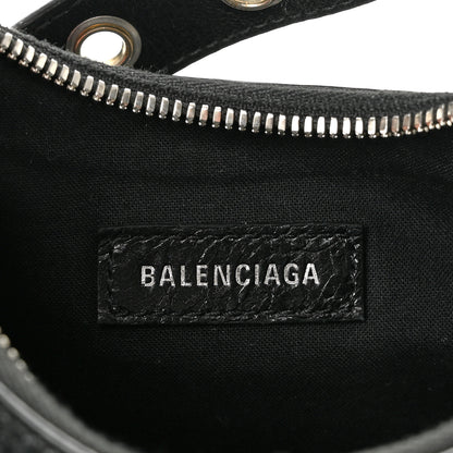 Balenciaga Agneau Arena Le Cagole Shoulder Bag XS Black 6 of 9