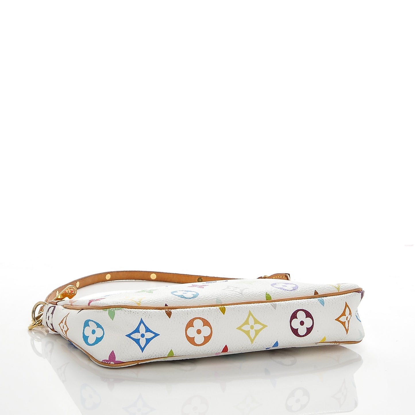 Monogram Multicolor Pochette Accessories White