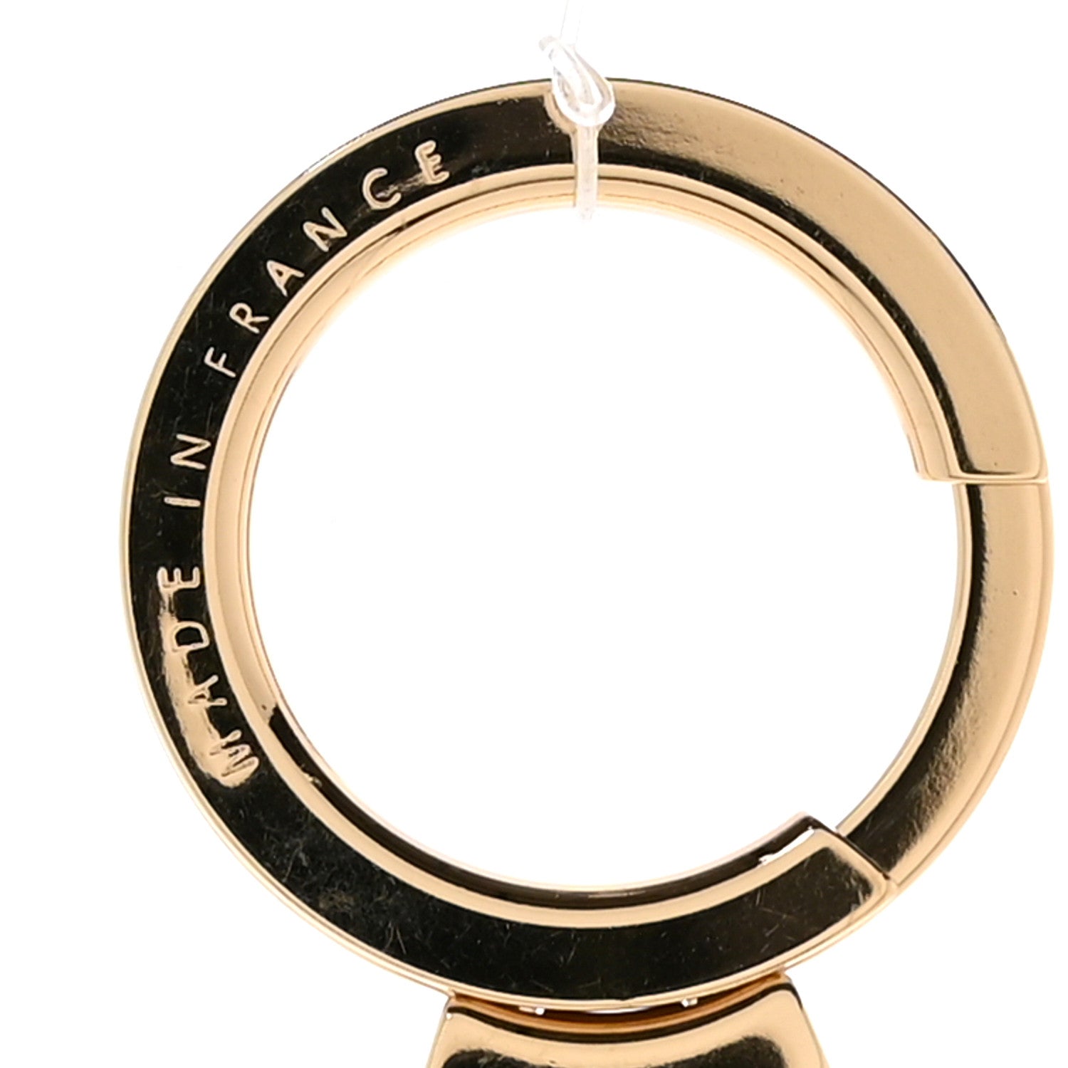 Louis Vuitton Metal Pochette Extender Key Ring Chain Gold 4 of 4