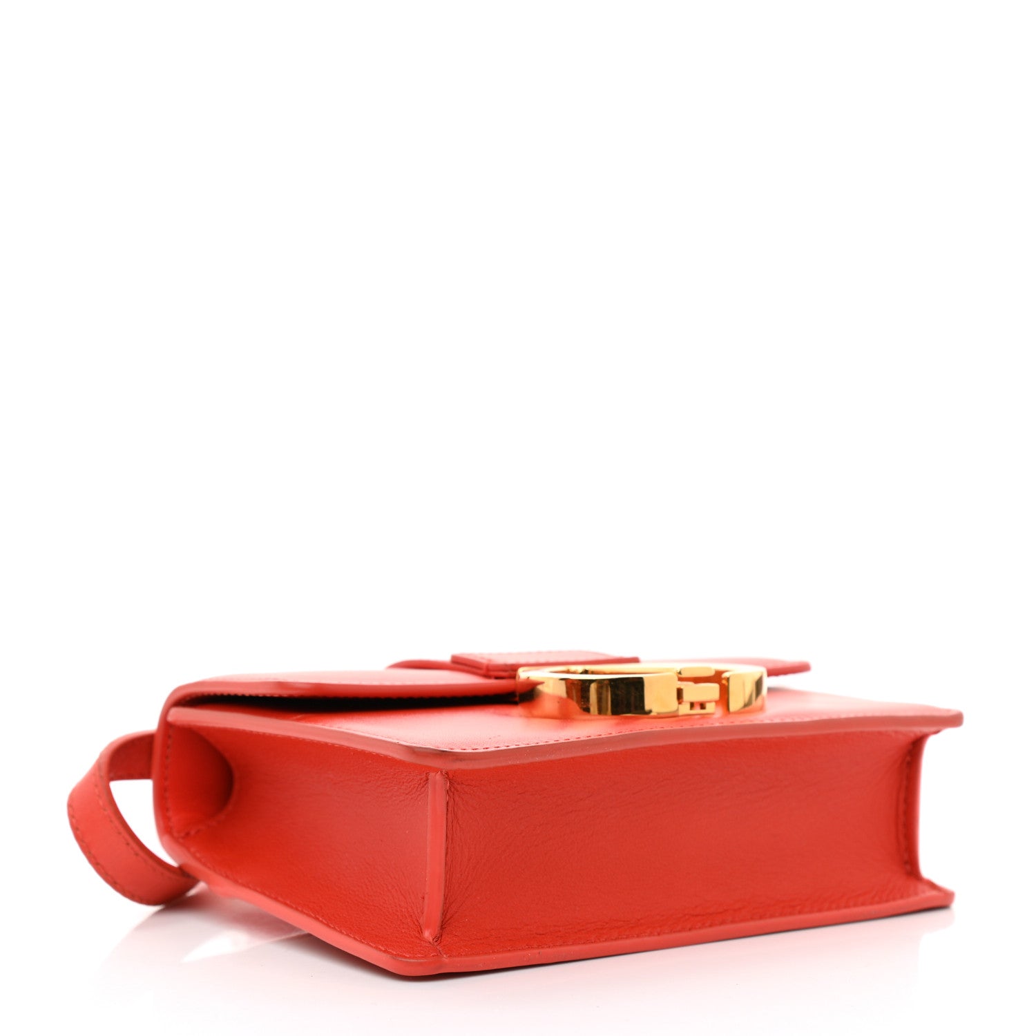 Christian Dior Smooth Calfskin Micro 30 Montaigne Flap Bag Orange 4 of 8