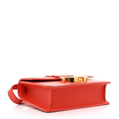 Christian Dior Smooth Calfskin Micro 30 Montaigne Flap Bag Orange 4 of 8