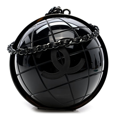 Chanel Plexiglass Around The World Clutch Black 1 of 10