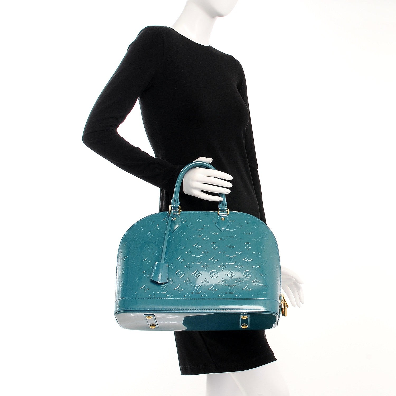 Louis Vuitton Vernis Alma GM Blue Galactic 2 of 6