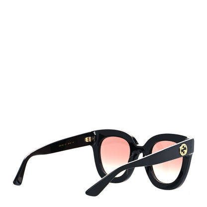 Gucci Acetate Stars Cat Eye Sunglasses GG0116S Black 4 of 8